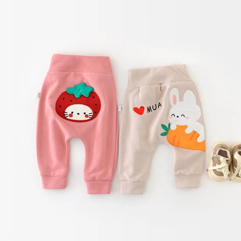 うさぎいちごアニマルキャラクター腹巻リブPPパンツ