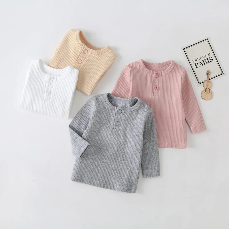ベーシックリブ長袖Tシャツ