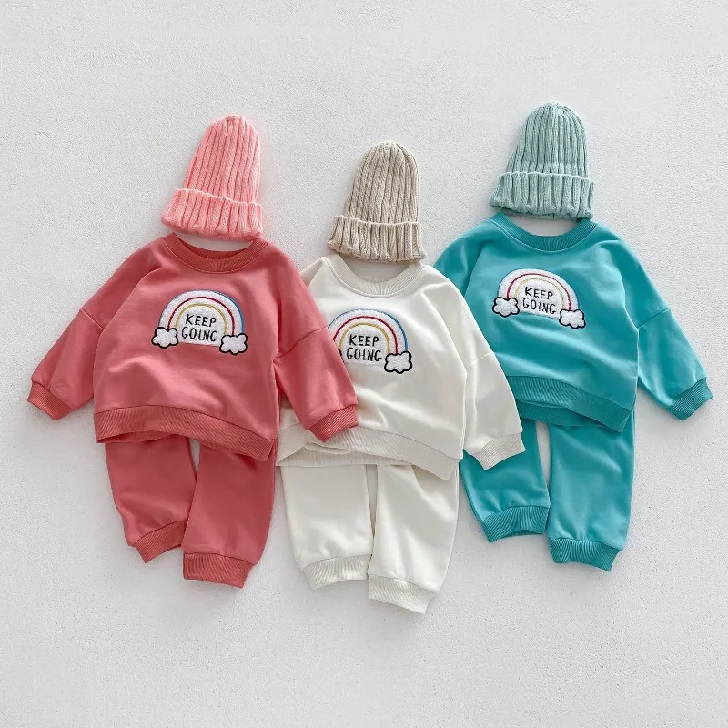 【セット】レインボーモチーフスウェットセットアップ