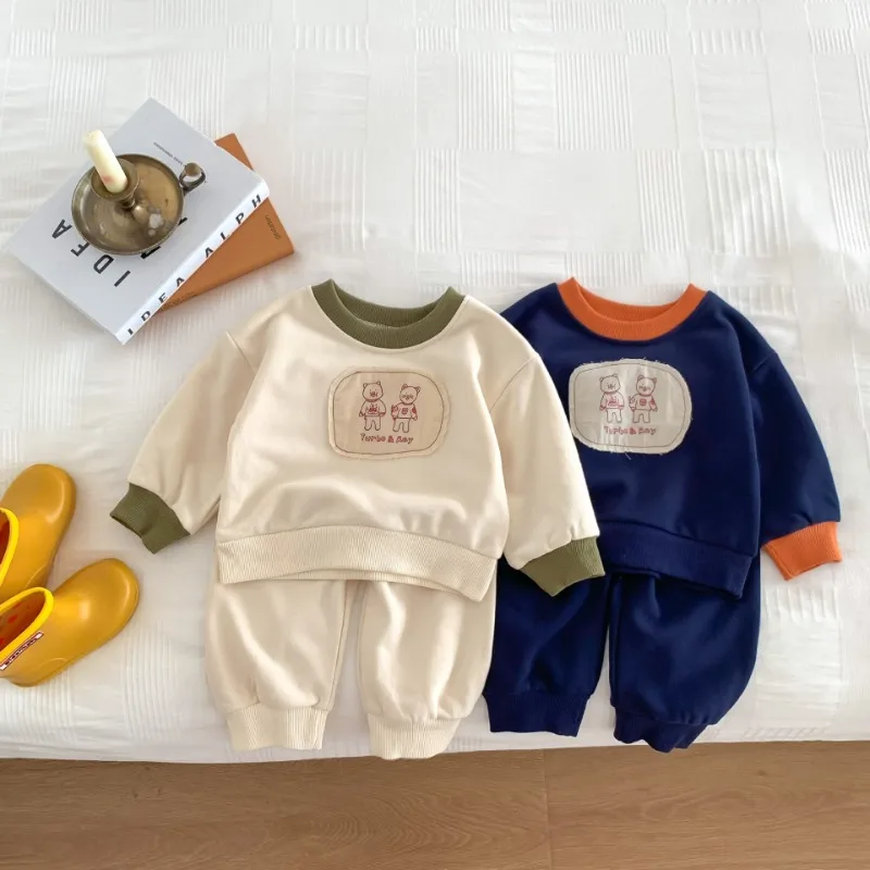 キャットドッグフレンズ長袖スウェット上下セット