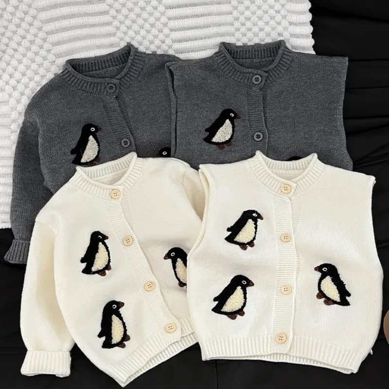 ペンギンニットベスト／ニットカーディガン