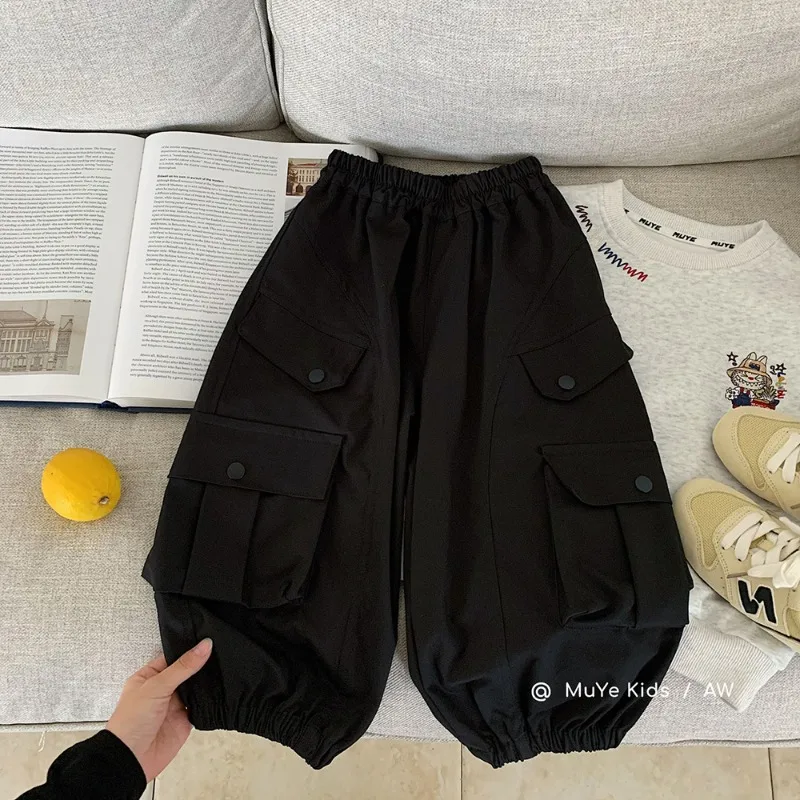 カジュアルロングカーゴパンツ