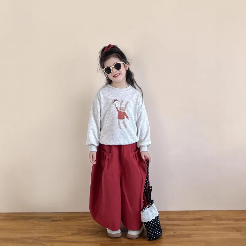 【リンクコーデ】マッシュルームTシャツ／ワイドパンツ