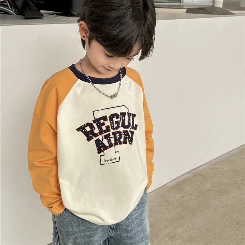 英字ロゴフリーダムラグラン長袖Tシャツ