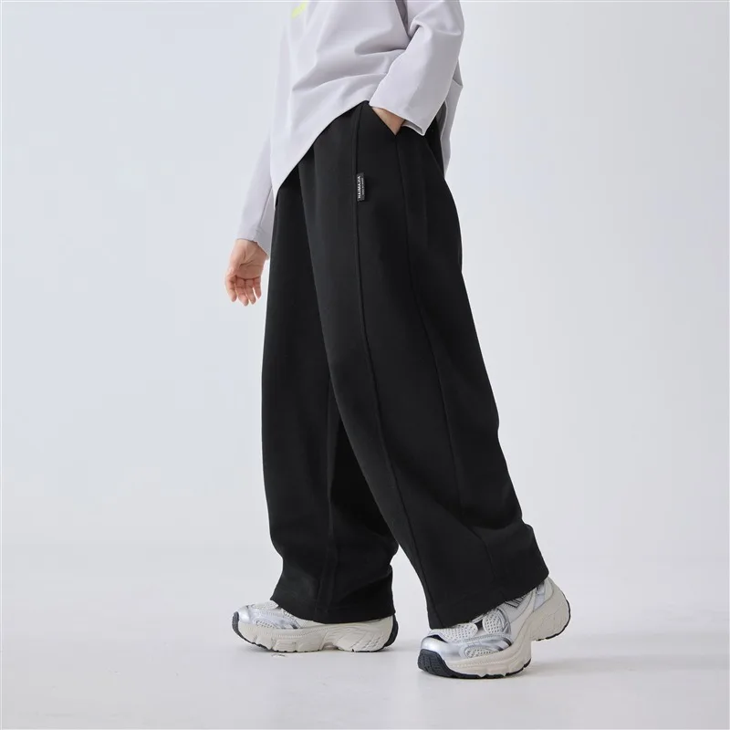 エコマフィンワイドスウェットロングパンツ