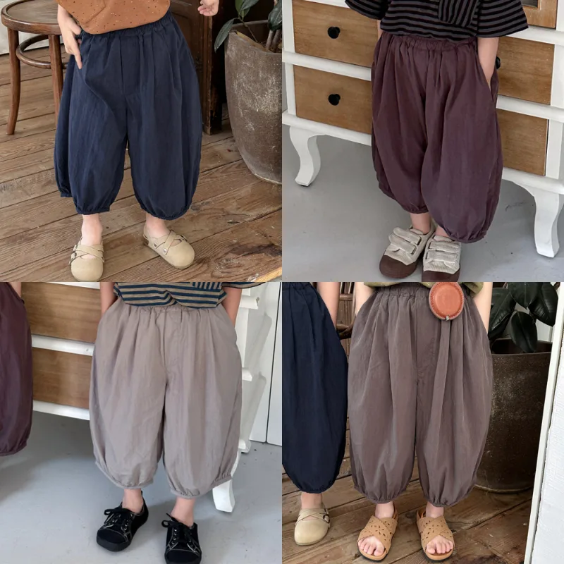 ピンタックデザインバルーンクロップドパンツ