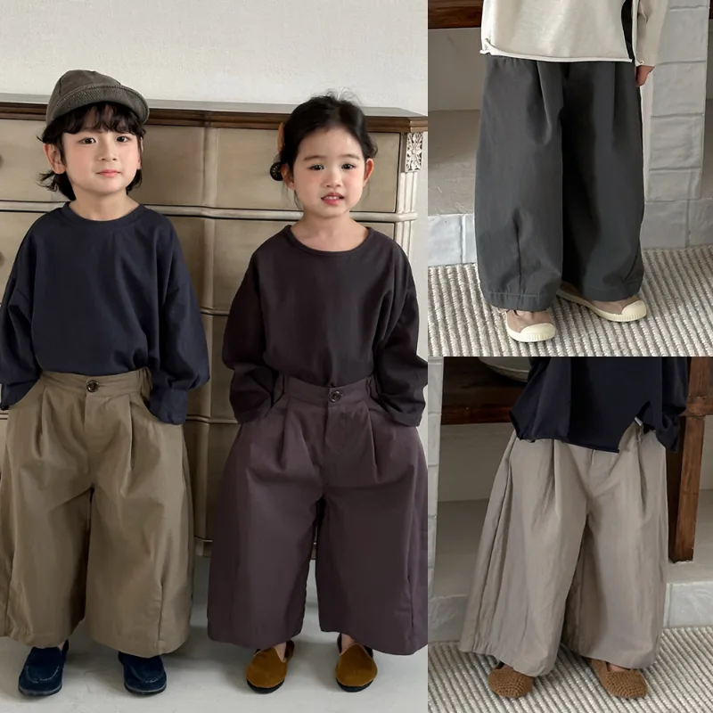 ホープクッキー九分丈コットンワイドパンツ