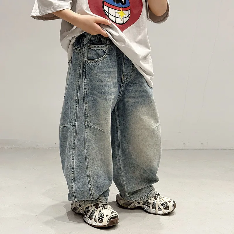 【KID】エンジェルブラッシュワイドデニムパンツ