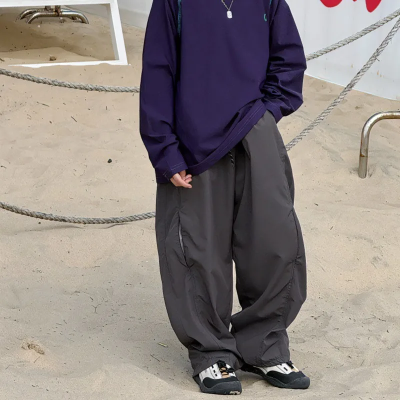 アウトドアワークカーゴワイドロングパンツ