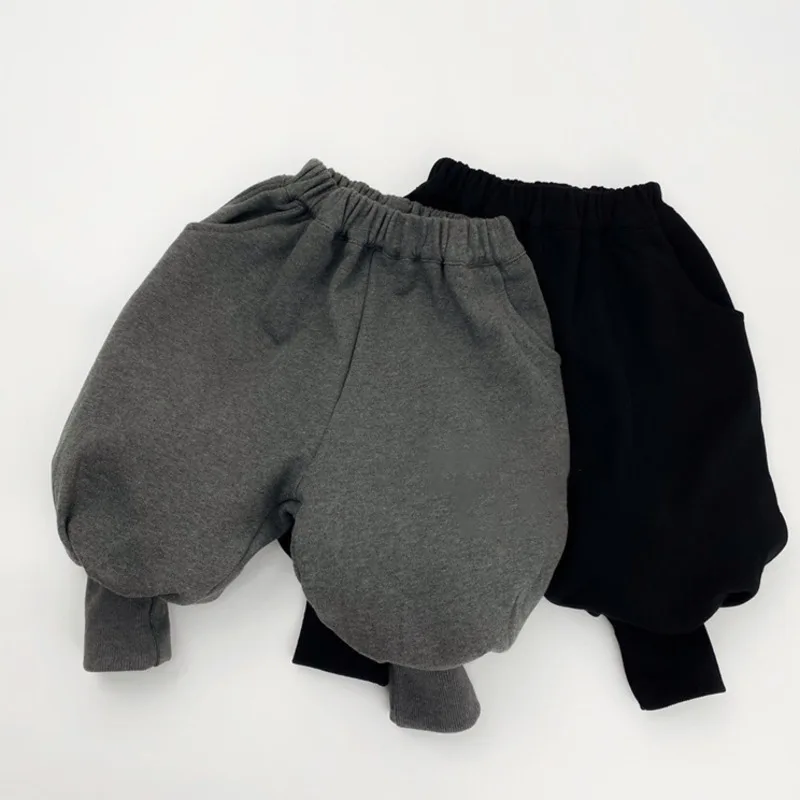 ベーシック無地スウェットジョガーパンツ