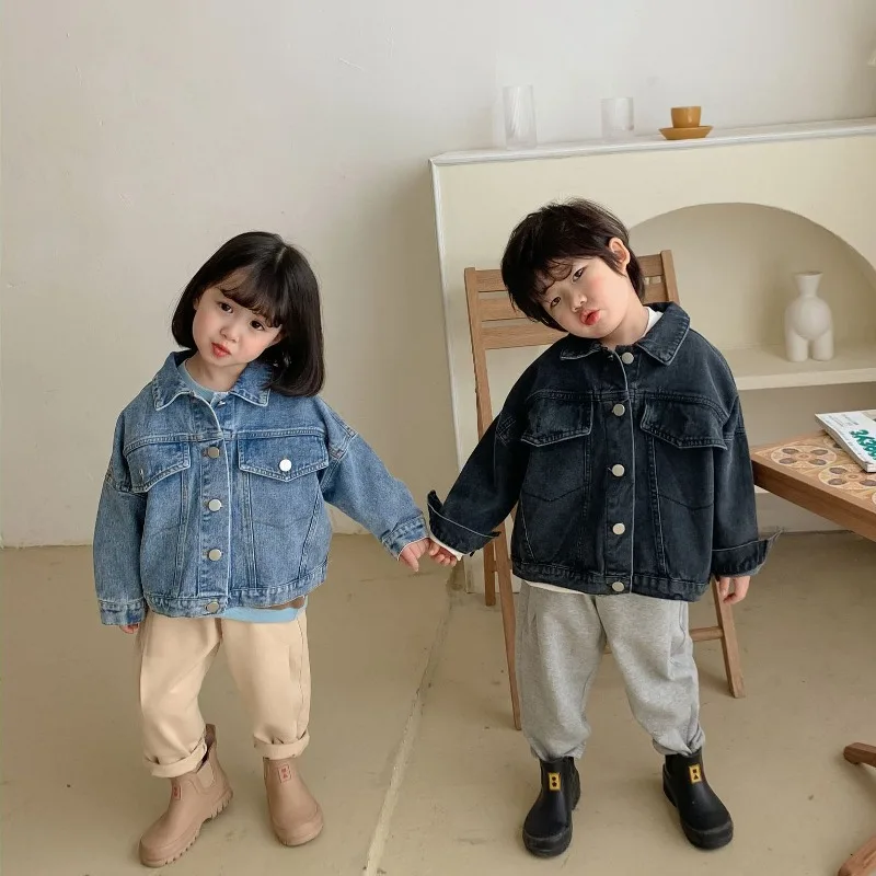 【KID】オーバーサイズポケットデニムジャケット