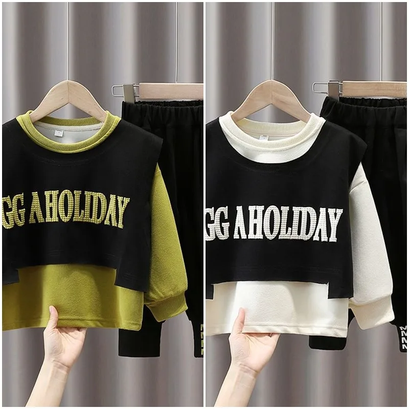 【セット】GGロゴベスト長袖Tシャツロングパンツ3点セット