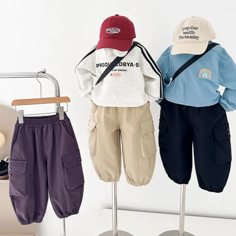 サイドポケットワイドカーゴロングパンツ
