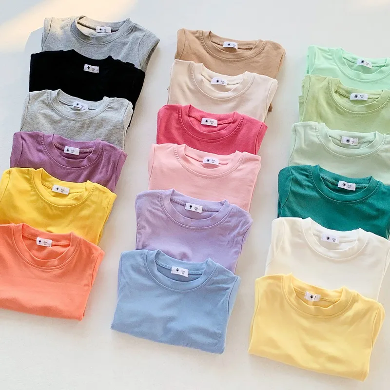 ラッキーベーシッククルーネック長袖Tシャツ