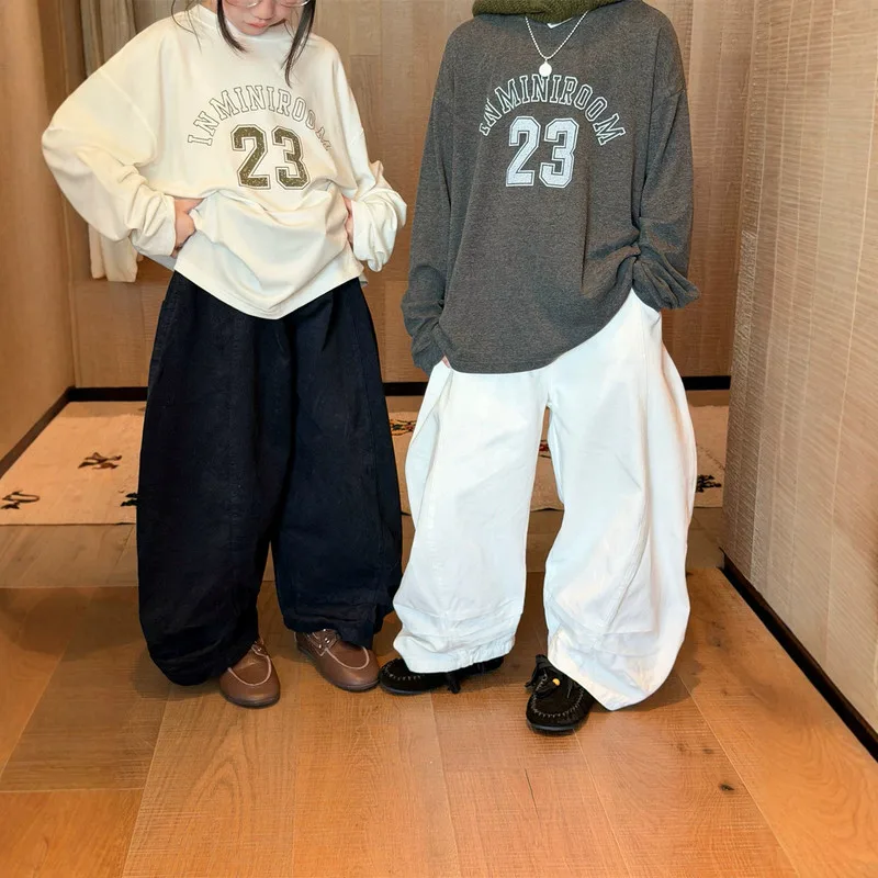 フォルムデザインタックワイドカジュアルパンツ