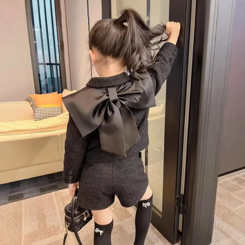ビッグリボンジャケットショートパンツセットアップ