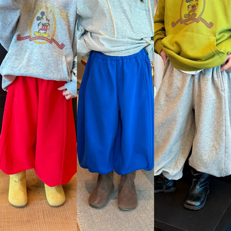 コットン裏毛バルーンスウェットパンツ