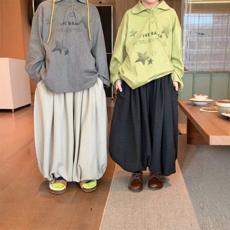 【KID】ワイドボリュームバルーンスウェットパンツ
