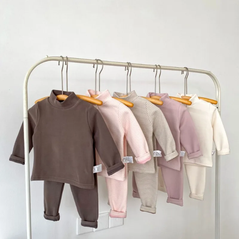 【セット】ハイネック長袖Tシャツパンツセットアップ