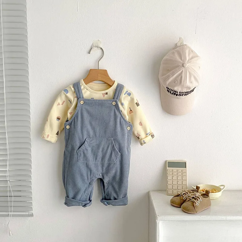 【BABY】コーデュロイサロペットカバーオール