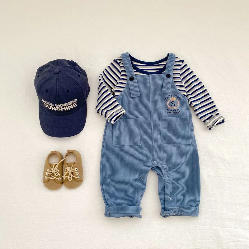 【BABY】ブルーサロペットカバーオール追加トップス対応