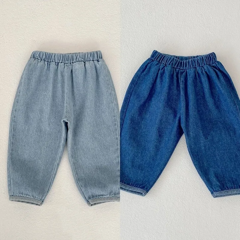 【BABY】ゆったりプロストテーパードデニムパンツ