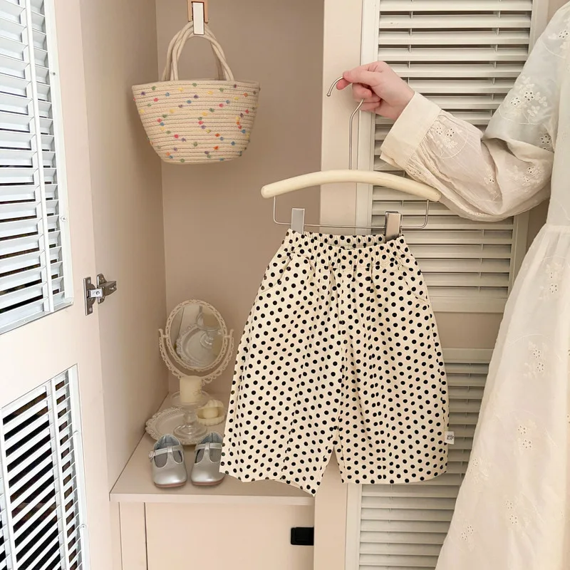 【BABY】ドットプリントバルーンロングパンツ