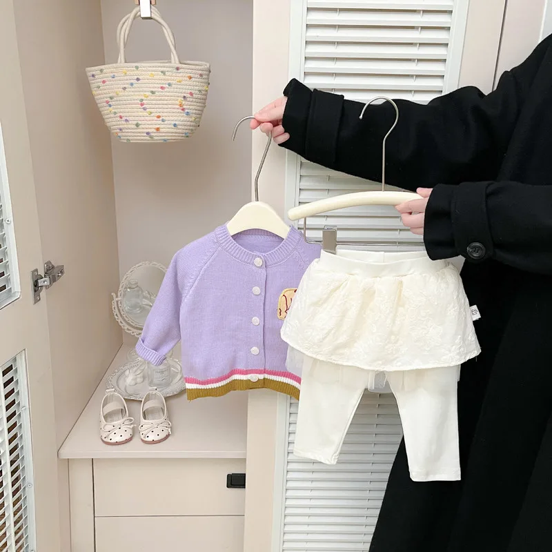 【BABY】フラワー刺しゅうチュールレーススカッツ