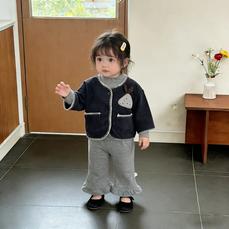 【BABY】ストーンモチーフパイピングジャケット