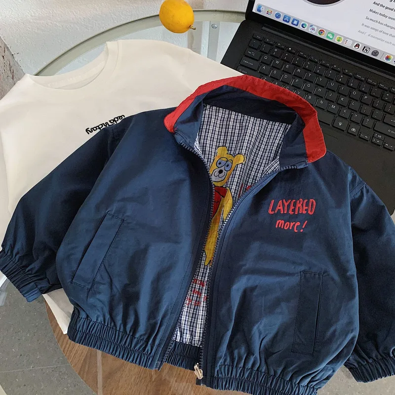 レイヤードモアくまリバーシブルジャケット