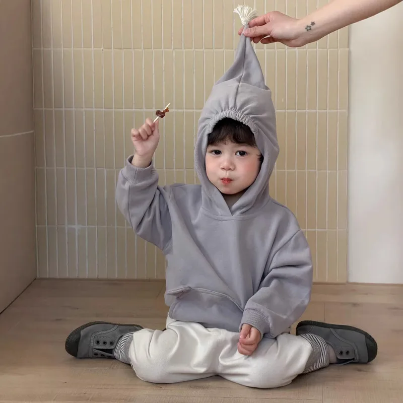 【BABY】とんがりフードピーカブーパーカー