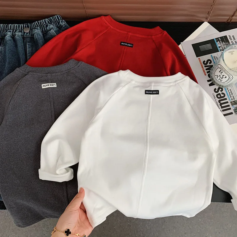 ラセリパッチデザイン長袖Tシャツ