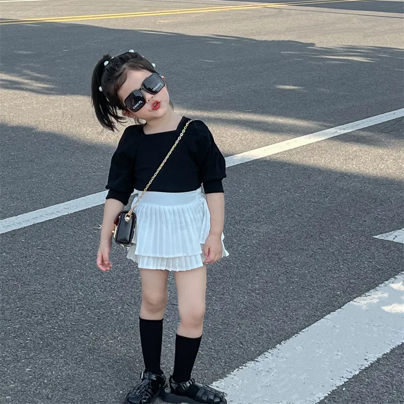 【KID】パフスリーブ半袖Tシャツ