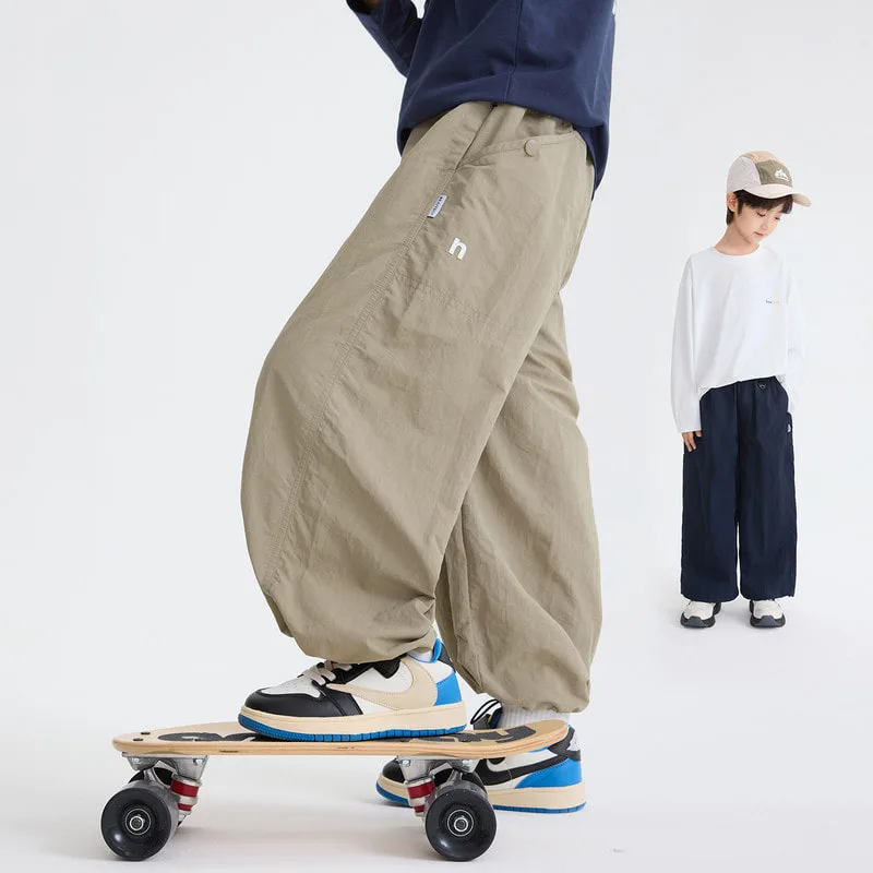 【KID】スケータースタイルロングワイドパンツ