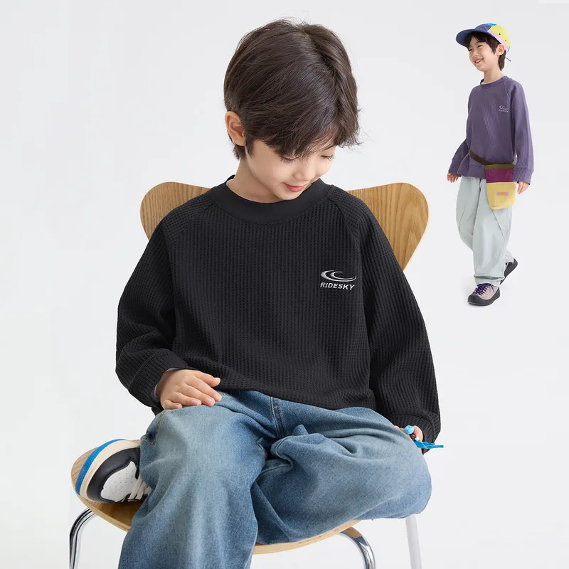 【KID】ライドスカイ英字ロゴ長袖Tシャツ