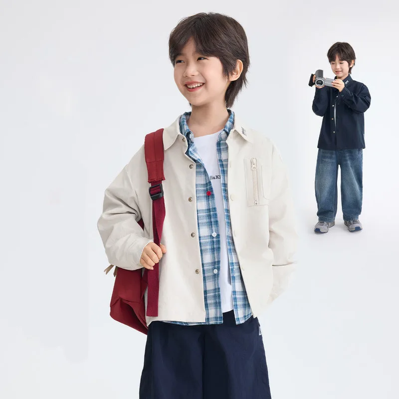 【KID】プリズム襟付きカジュアルジャケット