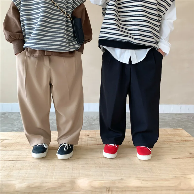 【KID】キッズストレートシルエットスラックス