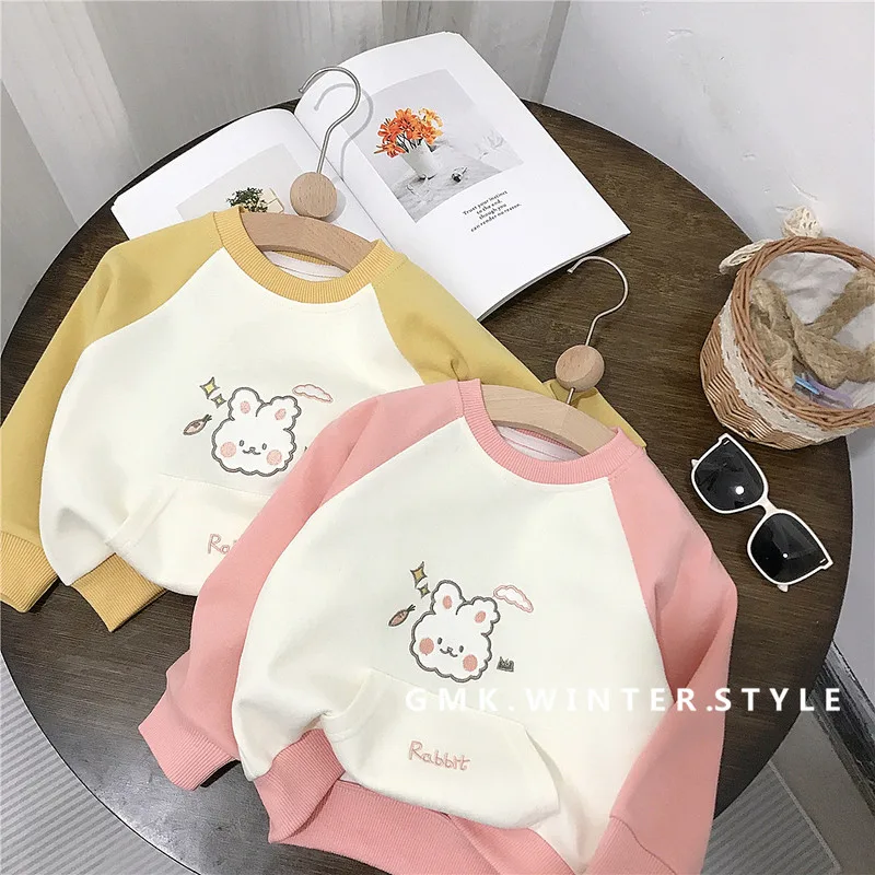【KID】うさぎモチーフラグランスウェット