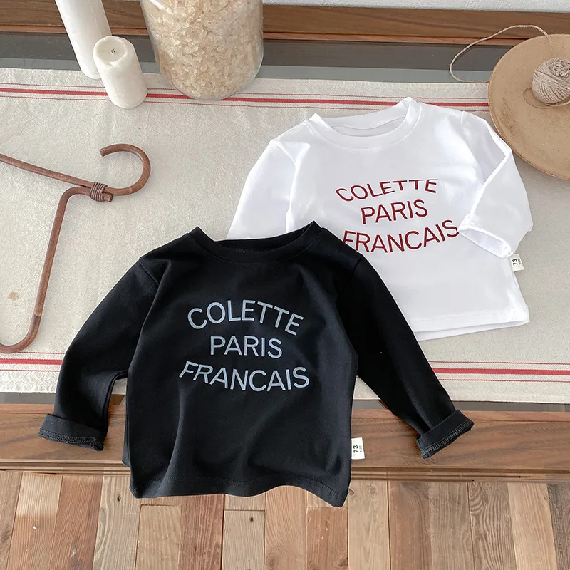 英字ロゴ長袖Tシャツ