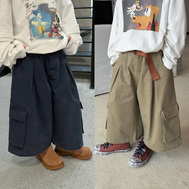 【KID】ワイドポケットカーゴパンツ