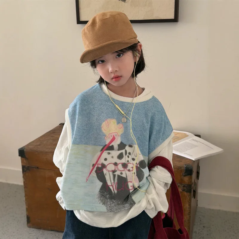 【セット】赤鼻モチーフベスト重ね着Tシャツセット