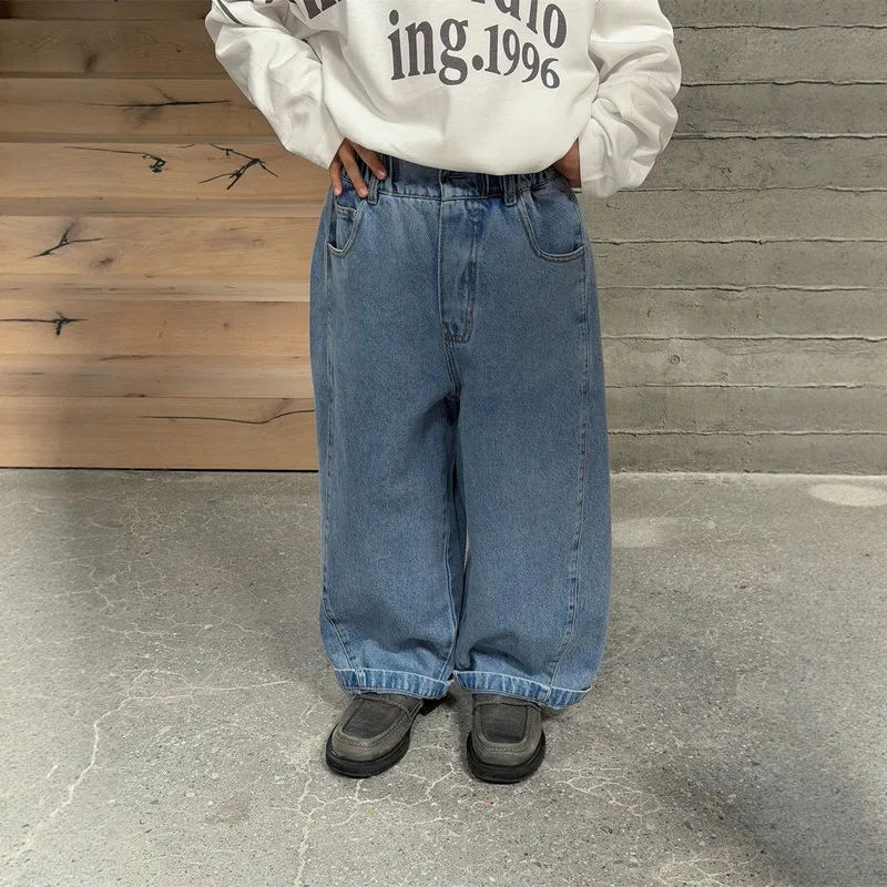 【KID】キッズワイドシルエットデニムパンツ