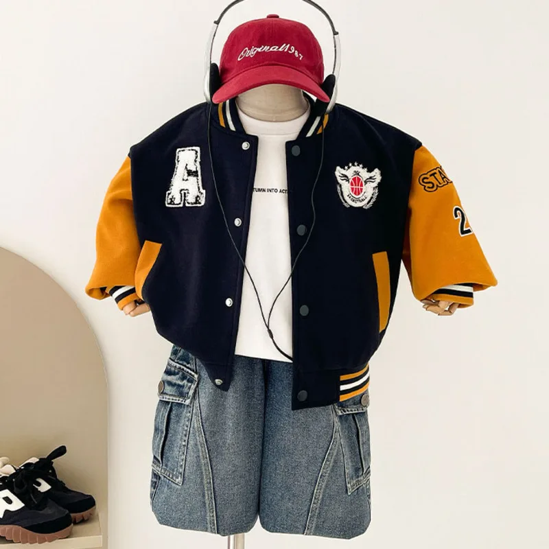 【KID】カントリーAロゴワッペン切替スタジャン