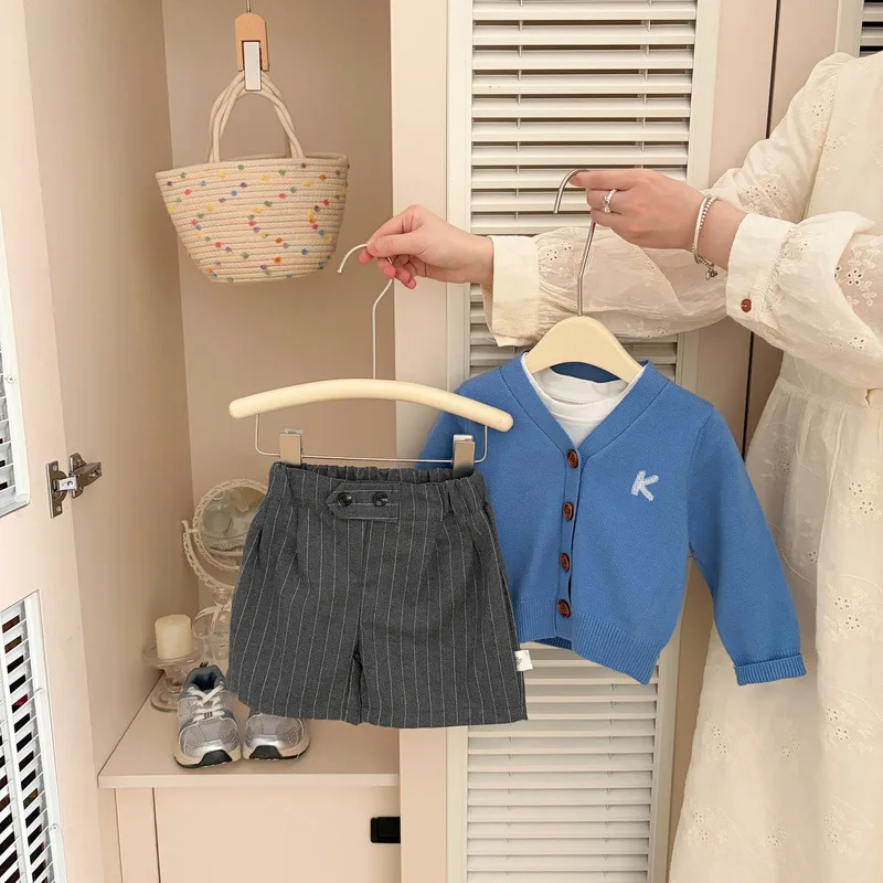 【BABY】リリーストライプキッズハーフパンツ