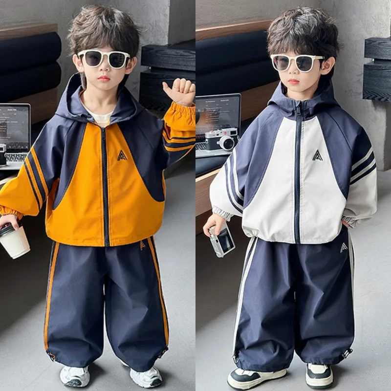 【セット】ダブルエイカラーブロックセットアップ