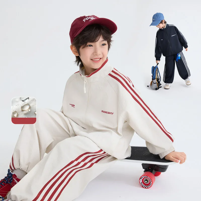 【セット】ストライプスポーツジャージセットアップ