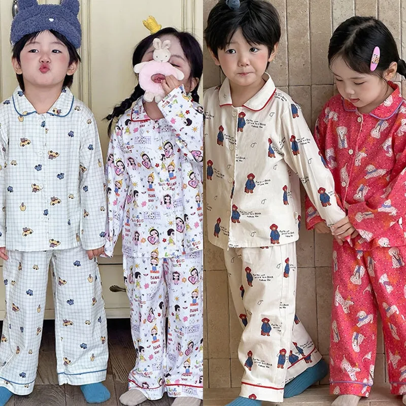 キャラクター柄キッズルームウェア上下セット