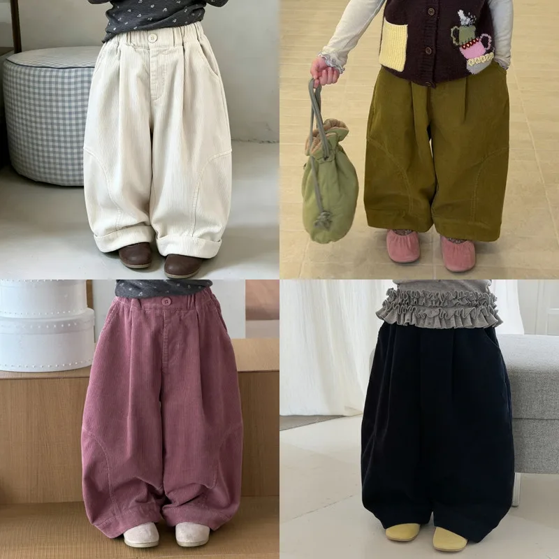 【KID】ルーズコーデュロイバルーンパンツ