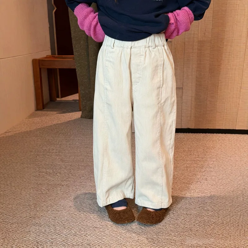 【KID】オリーブクリームコーデュロイパンツ