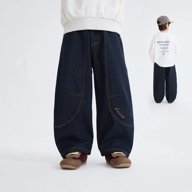 【KID】ハイキングムーンワイドデニムパンツ